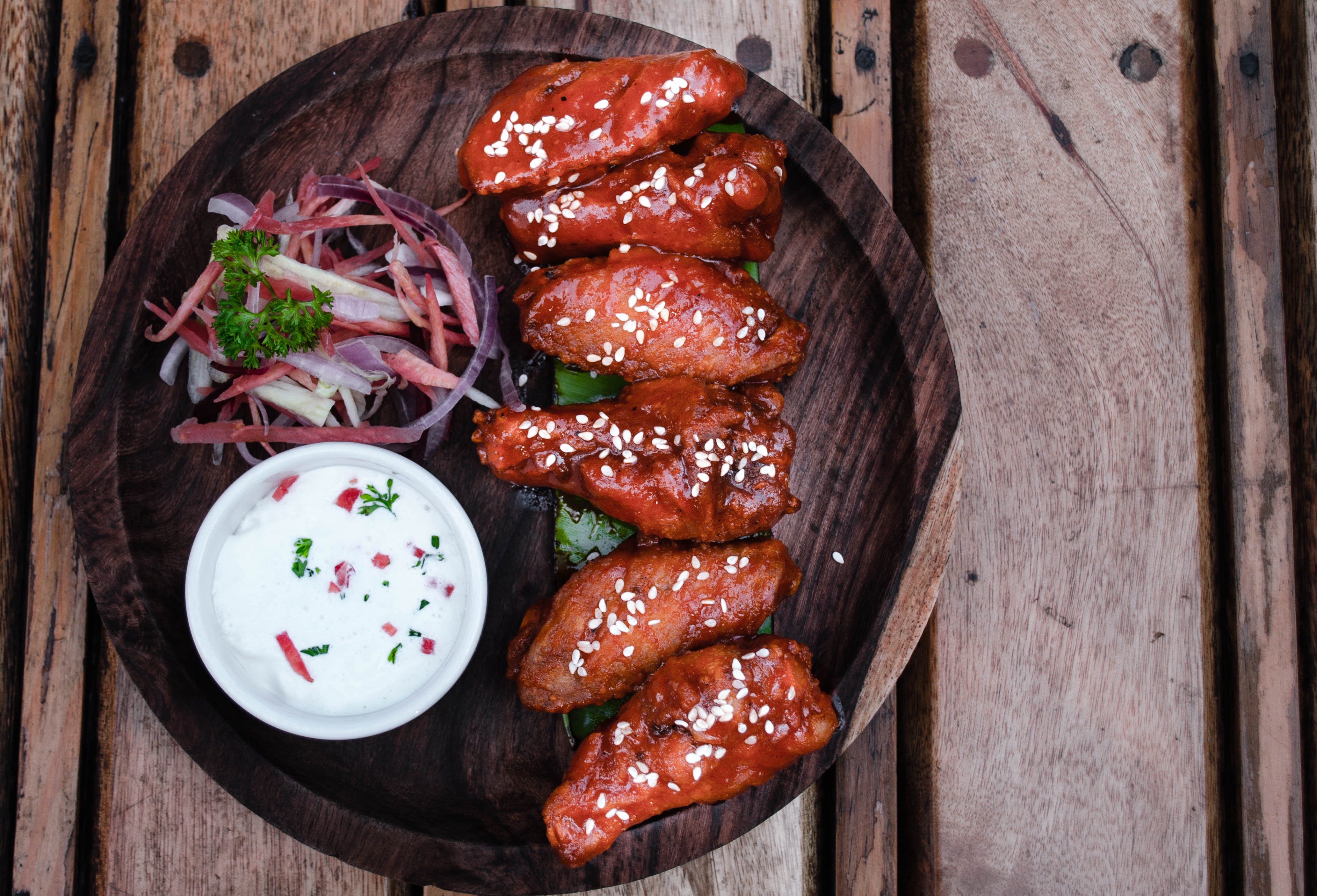 Dirt Nap Chicken Wings